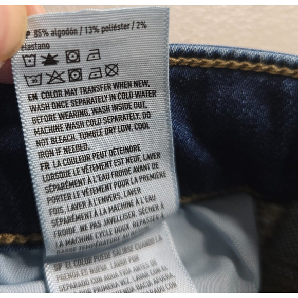 American Eagle Jegging Women's 0 Short Blue Next Level Stretch Distressed - Picture 5 of 16